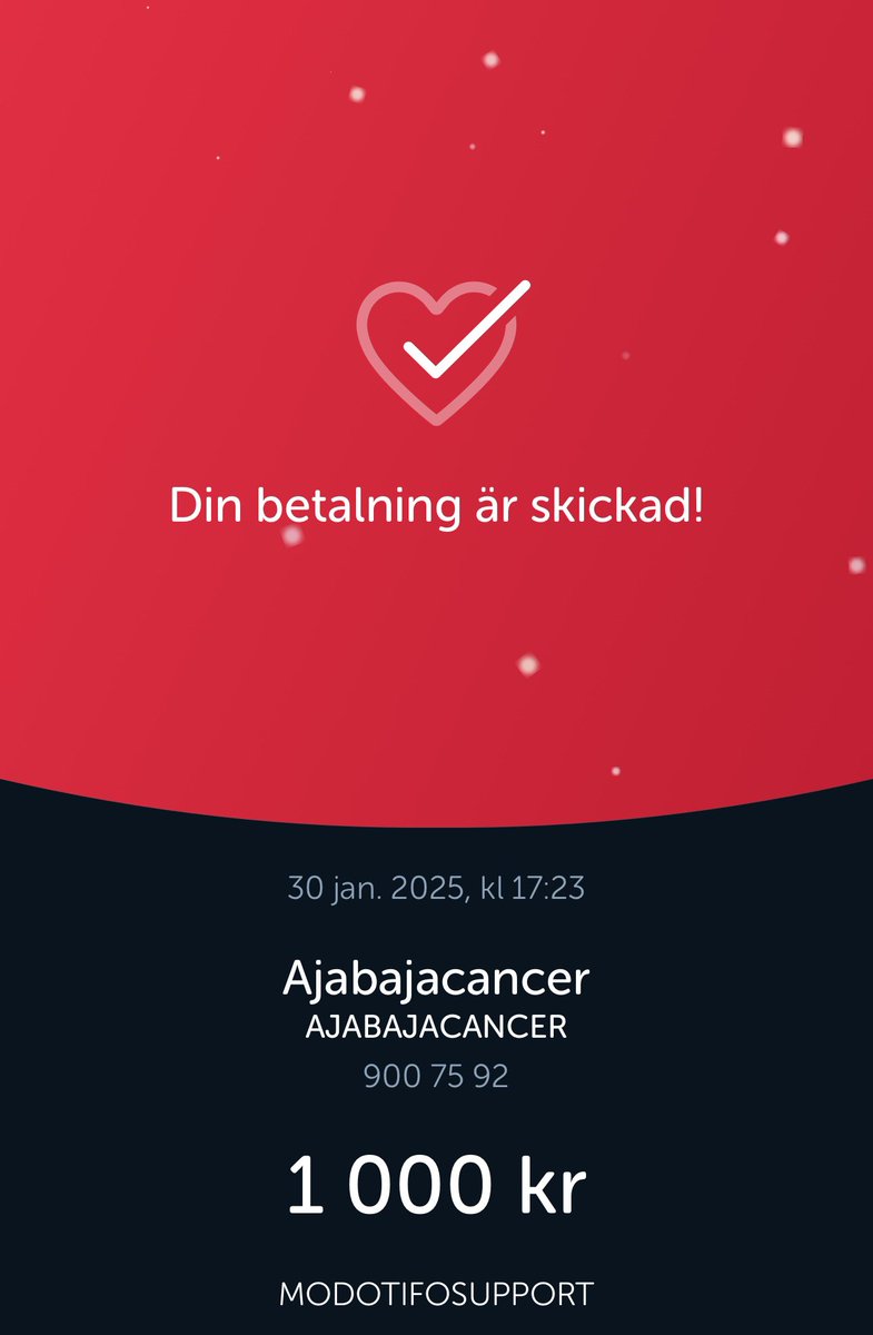 I samband med kvällens match har MTS tagit det solklara beslutet att bidra till AjaBajaCancer och deras arbete. 

Vi uppmanar fler att ta efter, varenda krona hjälper. 
Tillsammans hjälps vi åt.
För barnen,
För Gabriel.

Swishnummer till AjaBajaCancer är 9007592