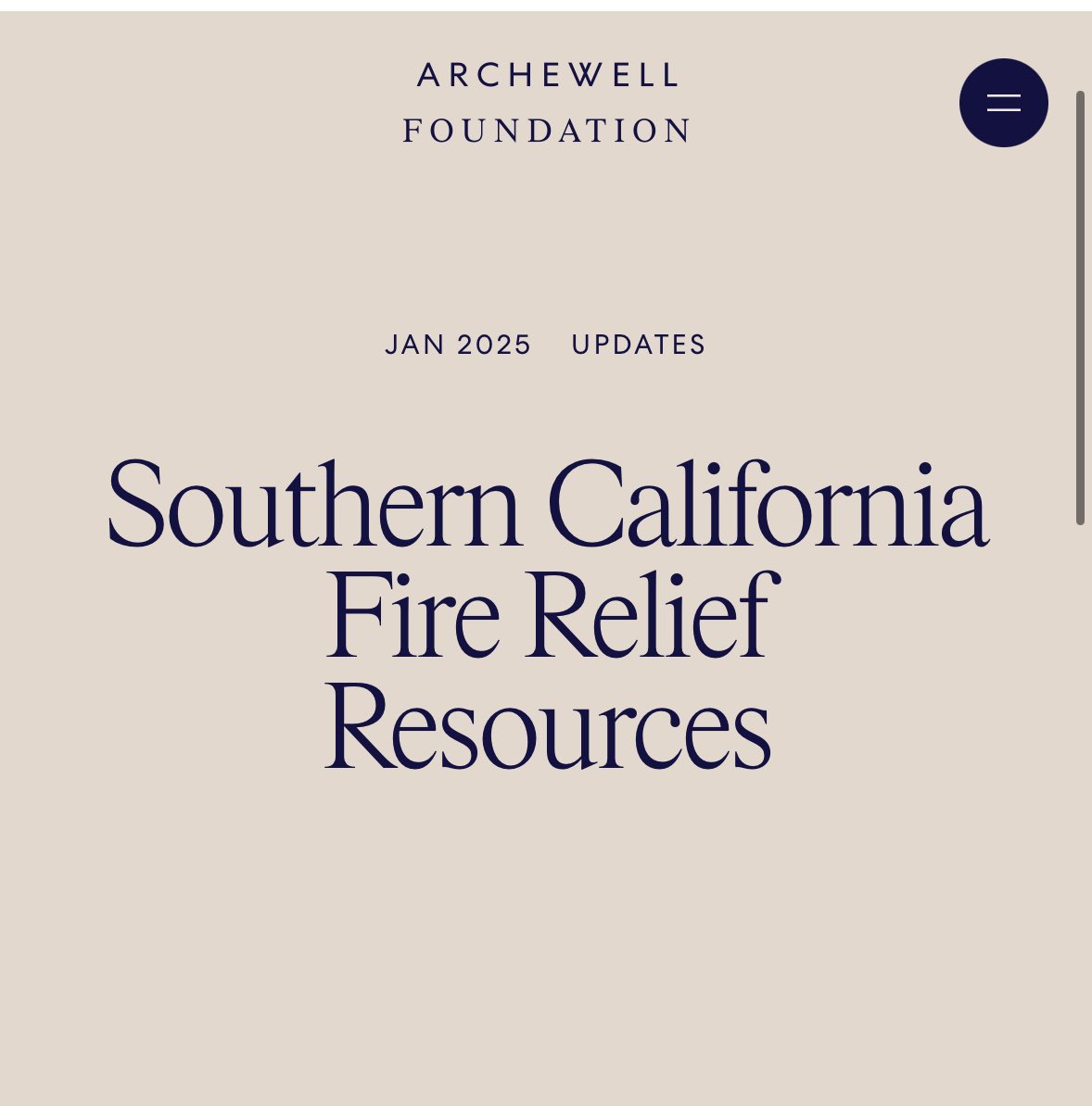 jozzzaphen's tweet photo. #ArchewellFoundation “Southern California Fire Relief Resources” #AltadenaGirls #AltadenaBoys #Baby2Baby @WCKitchen #globalempowermentmission #CaliforniaCommunityFoundation #PasadenaCommunityFoundation https://t.co/4BxujX0Bbf