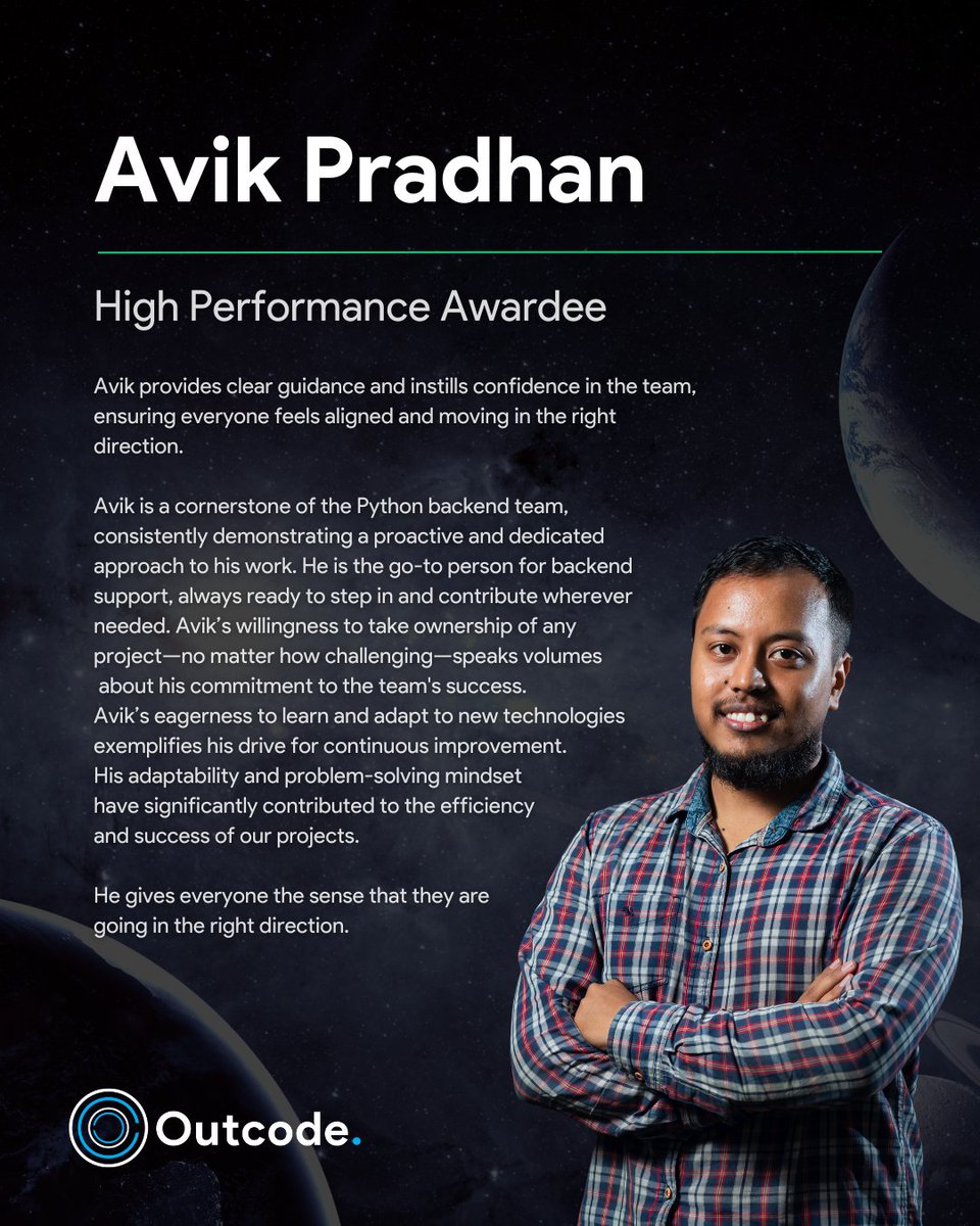 OutCodeSoftware's tweet image. We’re thrilled to spotlight the incredible nominees of our Peer-to-Peer Awards—an honor given to those who live and breathe our core values every day.
#CoreValues #PeerRecognition #OutcodeSoftware #PeopleofOutcode