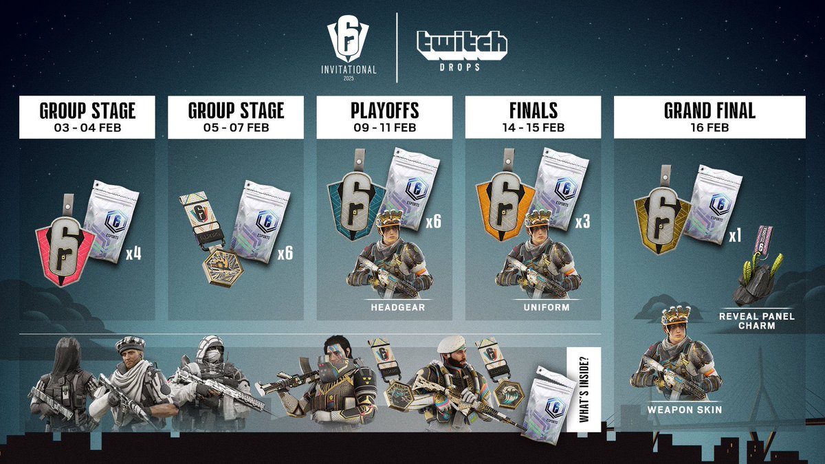 I’m excited for the upcoming R6 invitational February 3rd-16th!