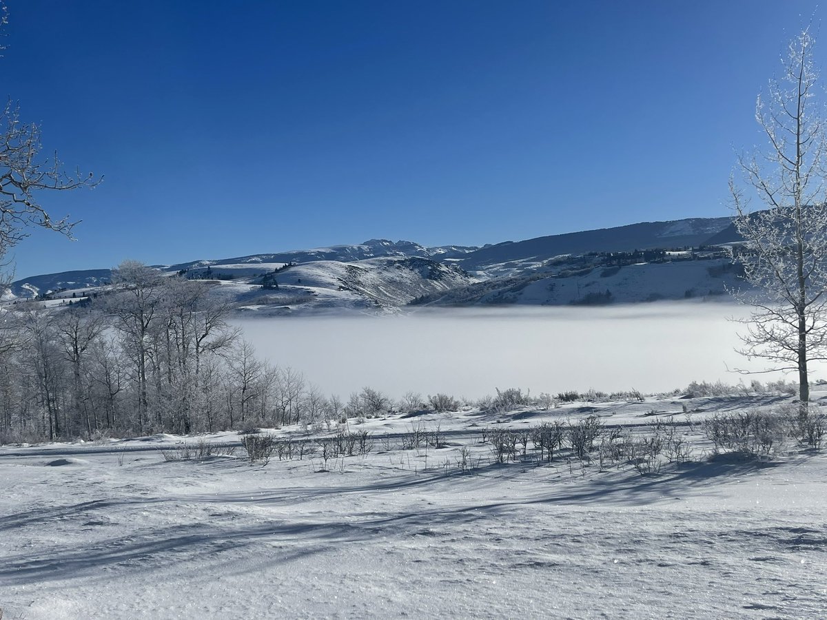 Sleeping Indian in winter