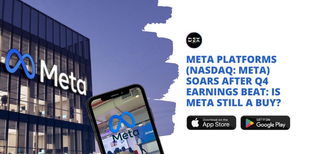 DEXWireNews's tweet image. Meta Platforms (NASDAQ: $META) Soars After Q4 Earnings Beat: Is META Still A Buy?

⭐️ Featured: dexwirenews.com/META-2

📱 Mobile App: link-to.app/dexwirenews

💬 Chat:  discord.gg/wehGMvYB9N

#MetaPlatforms #NASDAQ #META #Facebook #Instagram #WhatsApp #Threads #Stocks ❤️♻️
