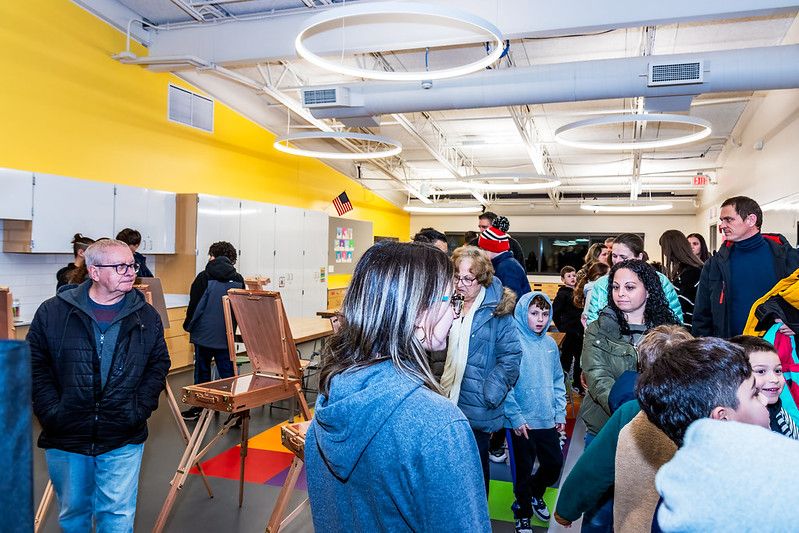 PennoyerSchool's tweet photo. What an incredible evening at Pennoyer! We had such a fantastic time showcasing our new spaces to the Pennoyer community. A huge thank you to everyone who joined us!! #PennoyerPride 💙 💛 https://t.co/9Ba0mUPvy1