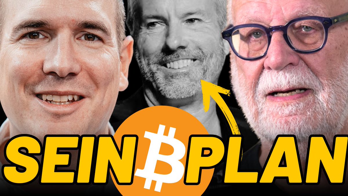 Michael Saylors geniale Bitcoin-Strategie

Folge 3 der neuen Burggespräche mit Peter Kotauczek ist da! 🏰 🧡

youtu.be/9JBLp1ziEJ8