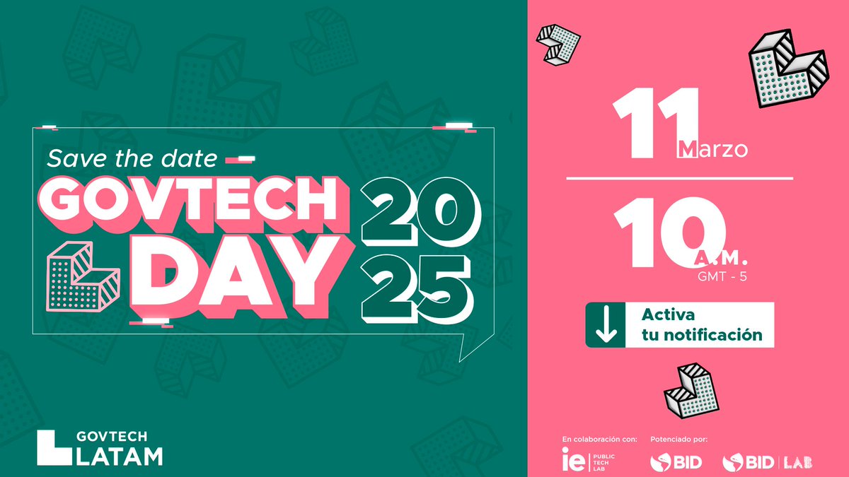 3 alcaldes, 3 ciudades, 1 objetivo común: #Innovar.
El panel "#GovTech como motor del cambio en #AméricaLatina" reunirá a líderes de Mendoza, Maceió y Renca, quienes compartirán sus aprendizajes y retos en la implementación de estrategias GovTech.
🗓 ¿Cuándo? 11 de marzo
⏰10AM