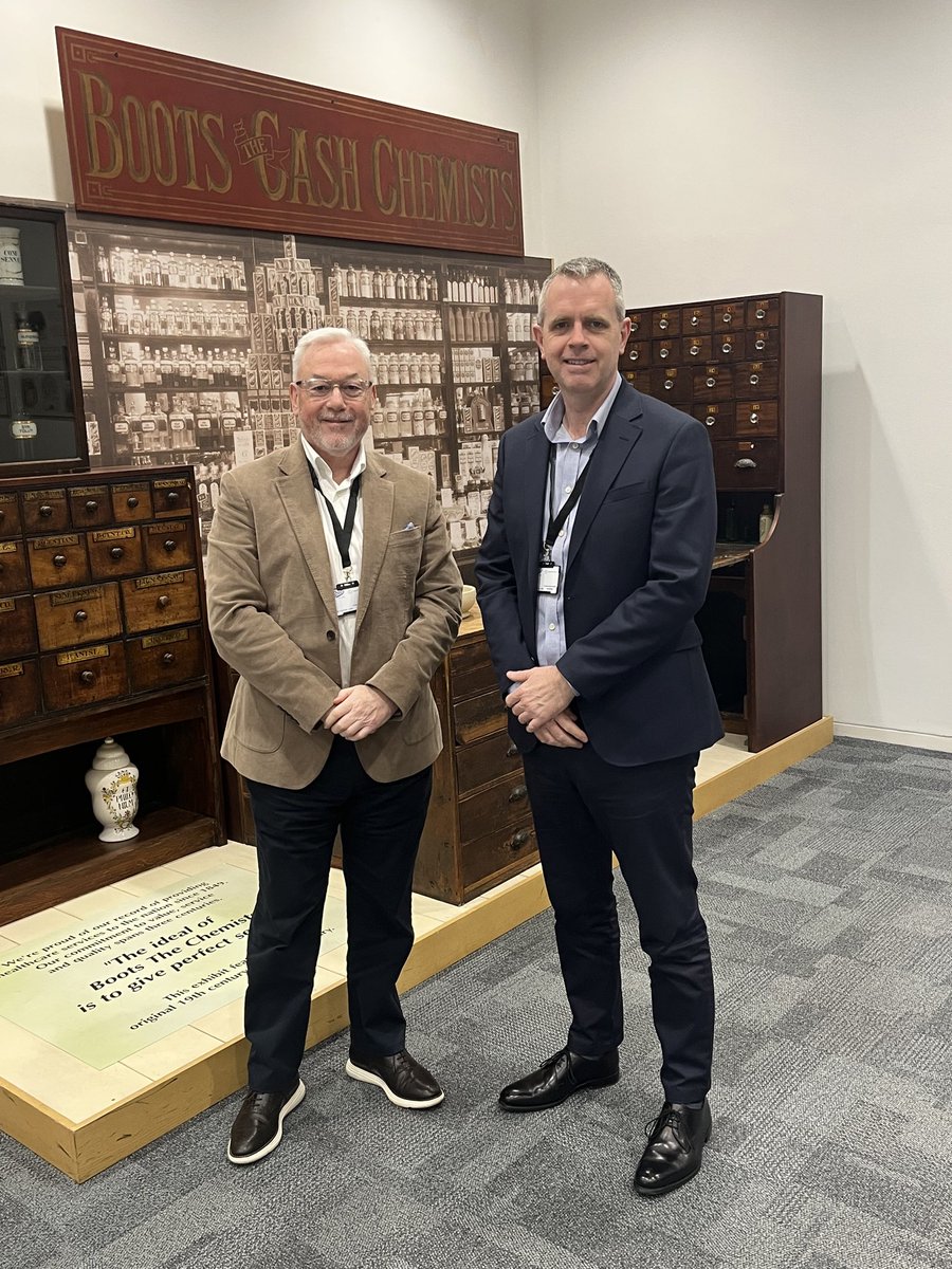 Good meeting today at Boots discussing the Retail Crime Strategic Delivery plan. In the 12 months to September 2024, incidents of customer theft reported by retailers in the UK rose by 3.7 million to 20.4 million, and cost retailers £2bn.

Gordon Balmer and Supt Patrick Holdaway