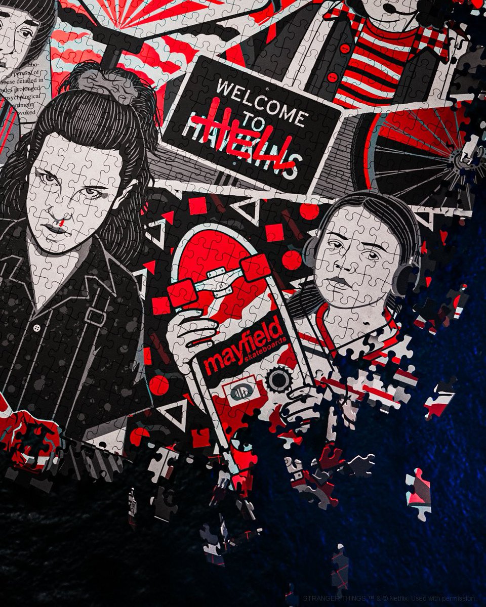 🧩 Tomorrow, we piece together the mysteries of the Upside Down. The Stranger Things Jigsaw Puzzle - Available TOMORROW at 12pm ET! #strangerthings #theory11
