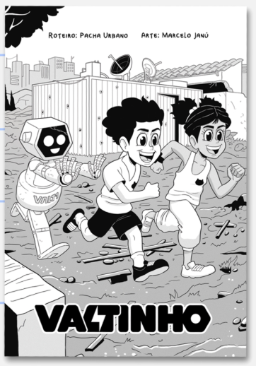 O quadrinista Marcelo Janú lança hoje uma HQ no Fliptru e Funktoon, com roteiro meu e arte dele, fruto de uma parceria no curso de HQ III na @inkocriativo. 

VALTINHO é sobre amizade e os riscos de um passado não elaborado pela sociedade.
fliptru.com.br/social/communi…