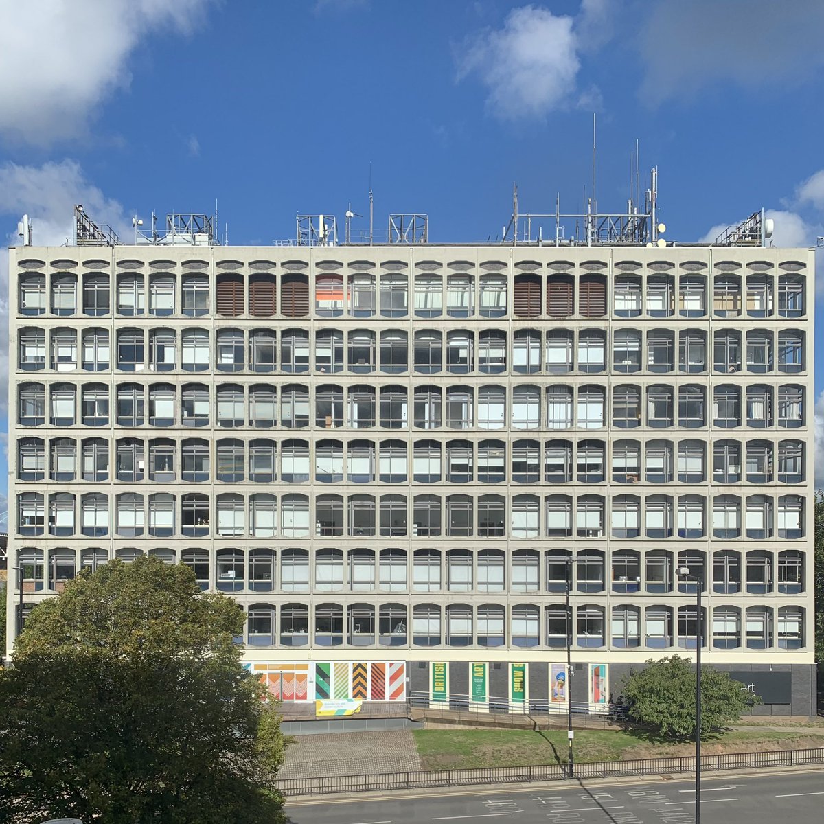The Wolverhampton School of Art (1969).

Architect: Diamond, Redfern &amp; Partners.