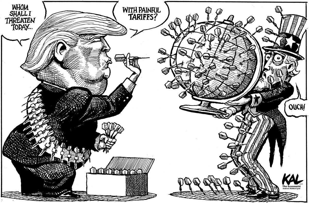 My most recent from The Economist. #trade #tariffs #Trump #cartoon #satire