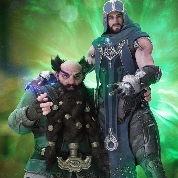 PredecessorGame's tweet photo. Throwback to when Argus and Gideon were friends! https://t.co/wCvOMP9VNi