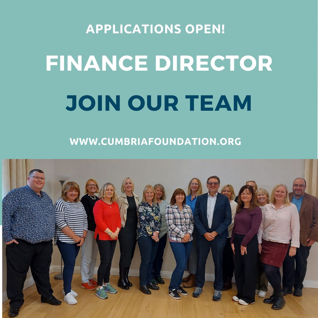 Cumbria Foundation (@cumbriacf) on Twitter photo We're looking for a new Finance Director. Interested? Find out more 👇
cumbriafoundation.org/about/vacancie…
To apply, send an expression of interest with CV to Andy Beeforth, CEO, andy@cumbriafoundation.org by 9am on Monday 24 February 2025. We're looking for a new Finance Director. Interested? Find out more 👇
cumbriafoundation.org/about/vacancie…
To apply, send an expression of interest with CV to Andy Beeforth, CEO, andy@cumbriafoundation.org by 9am on Monday 24 February 2025.