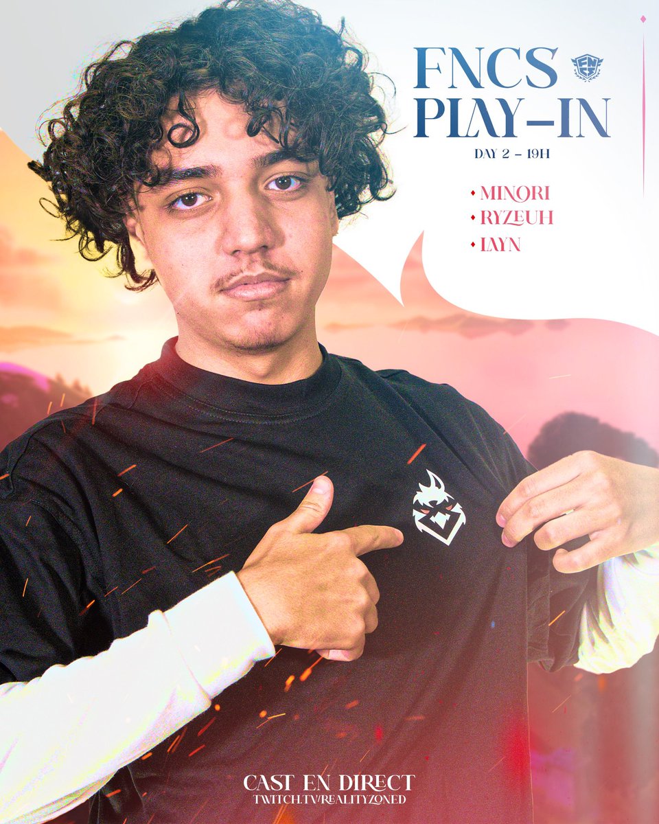 Phase décisive des FNCS 🏆

Day 2 des Play-in, c’est à 19H sur notre chaîne Twitch : RealityZoned 📺

⬥ <a href="/RyzeuhhFN/">Rz Ryzeuh 🕷️</a> 
⬥ <a href="/minorifn_/">Rz Minori</a> 
⬥ <a href="/ohLaynnn/">GW Layn</a> 

Cast by <a href="/akinzyo/">Rz Akinz</a> 🎙️