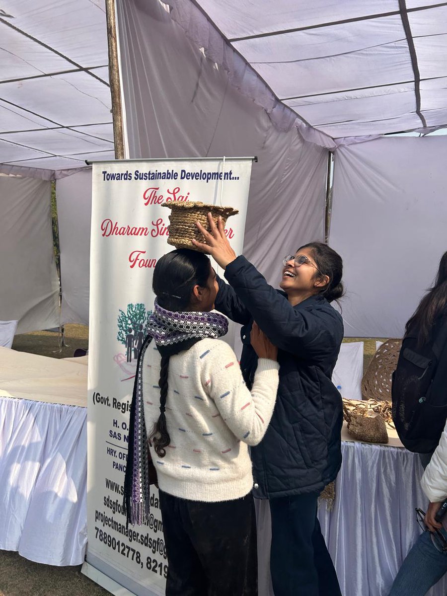 sdsgfoundation's tweet photo. @sdsgfoundation at the Film 5 Elements Festival 2025, #PunjabiUniversity ,Patiala, Promoting Gainful Utilization of #Waterhyacinth #Cleaning #wetlands ,Generating #Sustainable #livelihoods #handicrafts @PritpalPSCST @moefcc @PSCST_GoP @KSBathPSCST @ppcbgovt https://t.co/J3dk3qCXyk