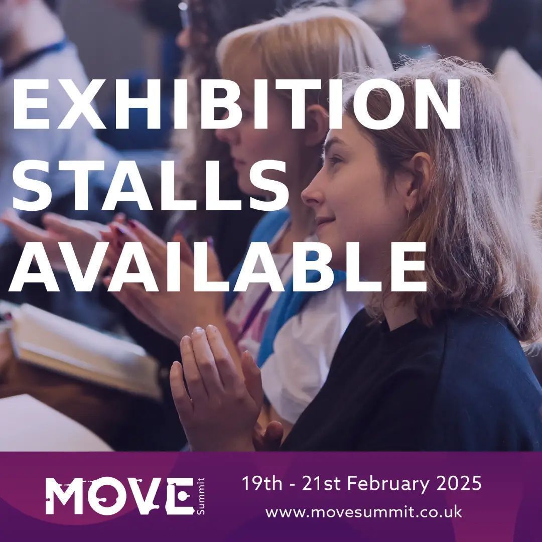 Move Summit (@move_summit) on Twitter photo We are thrilled to present organisations with the exciting chance to set up a stall in our exhibition area this year!
For additional details or to express your interest, email exhibition@movesummit.co.uk 💜 We are thrilled to present organisations with the exciting chance to set up a stall in our exhibition area this year!
For additional details or to express your interest, email exhibition@movesummit.co.uk 💜