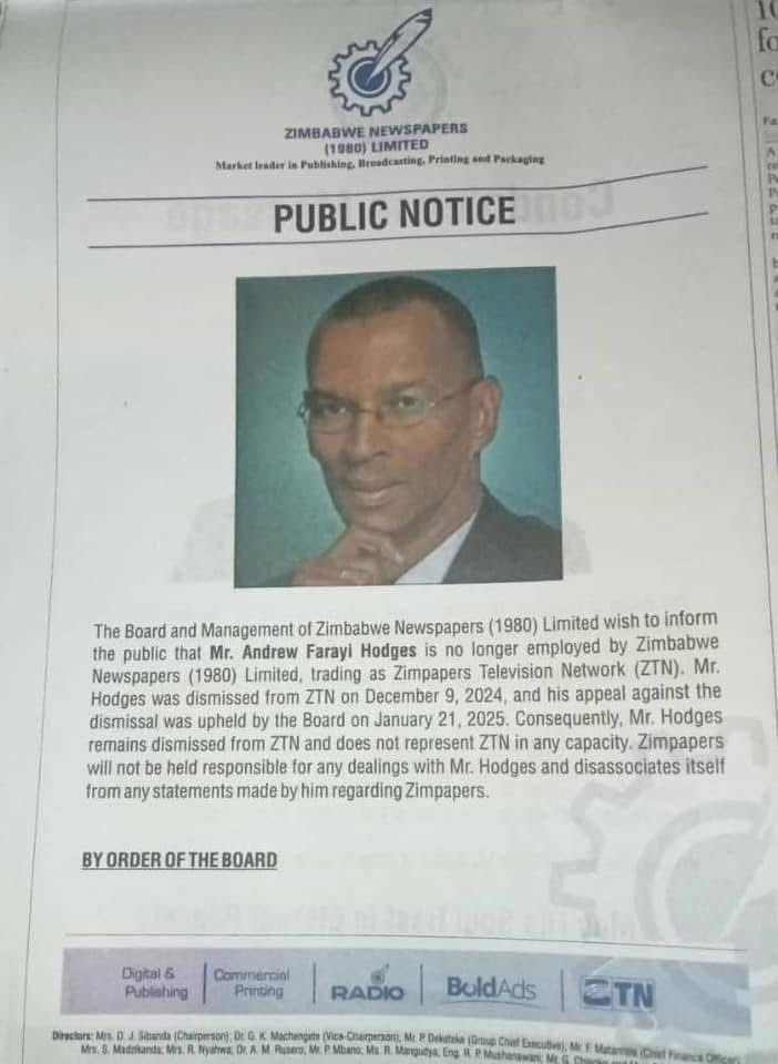 Hopewell Chin’ono tweet media