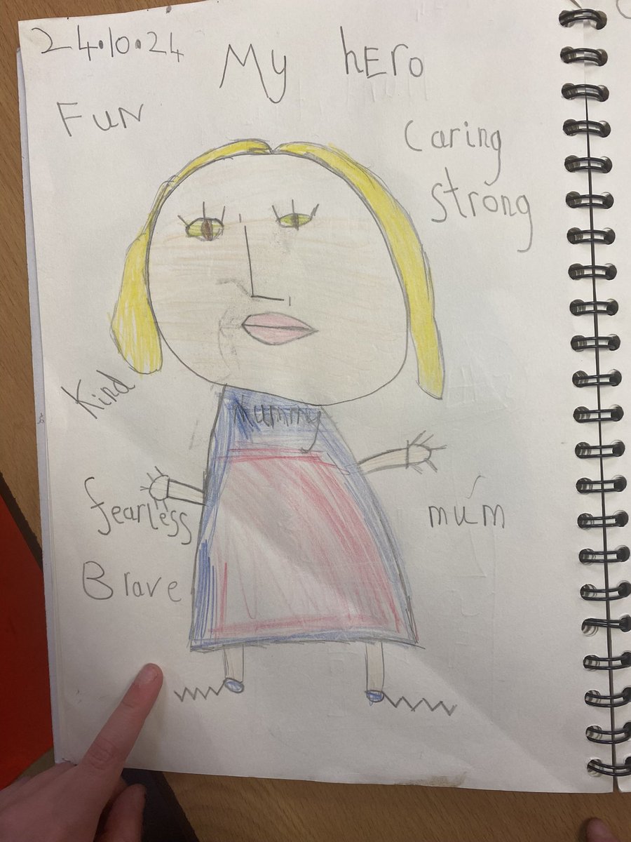 teachclbliss's tweet photo. Found this in my daughter’s ideas book at her school. #mummy #teacher #hero #teachermum #teacherparent #teacherlife https://t.co/MBXqraf3Ls