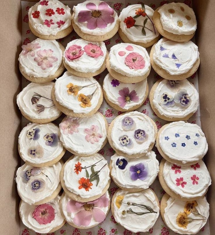 Flower cookies