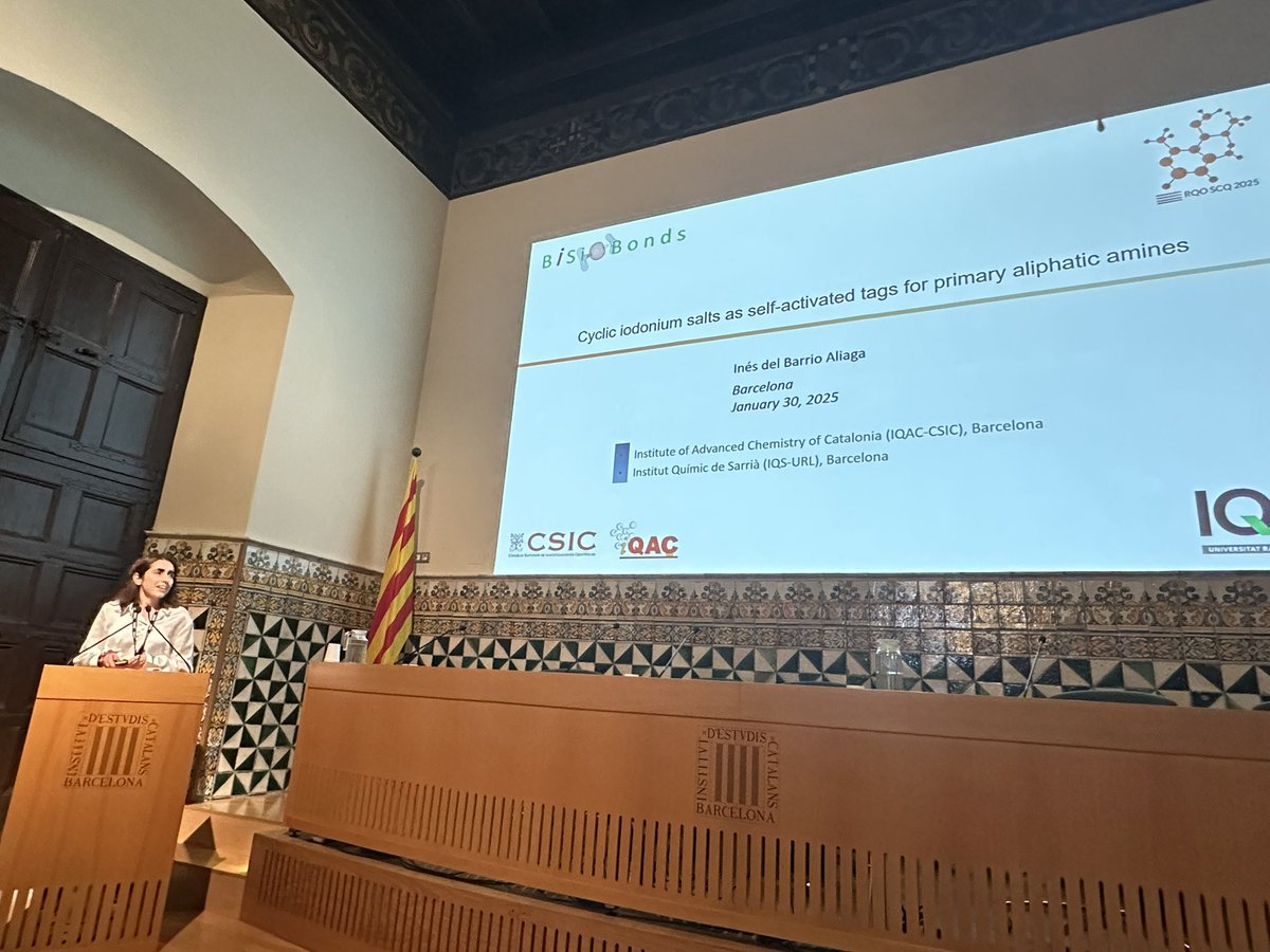 1a Reunió de Química Orgànica SCQ tweet media