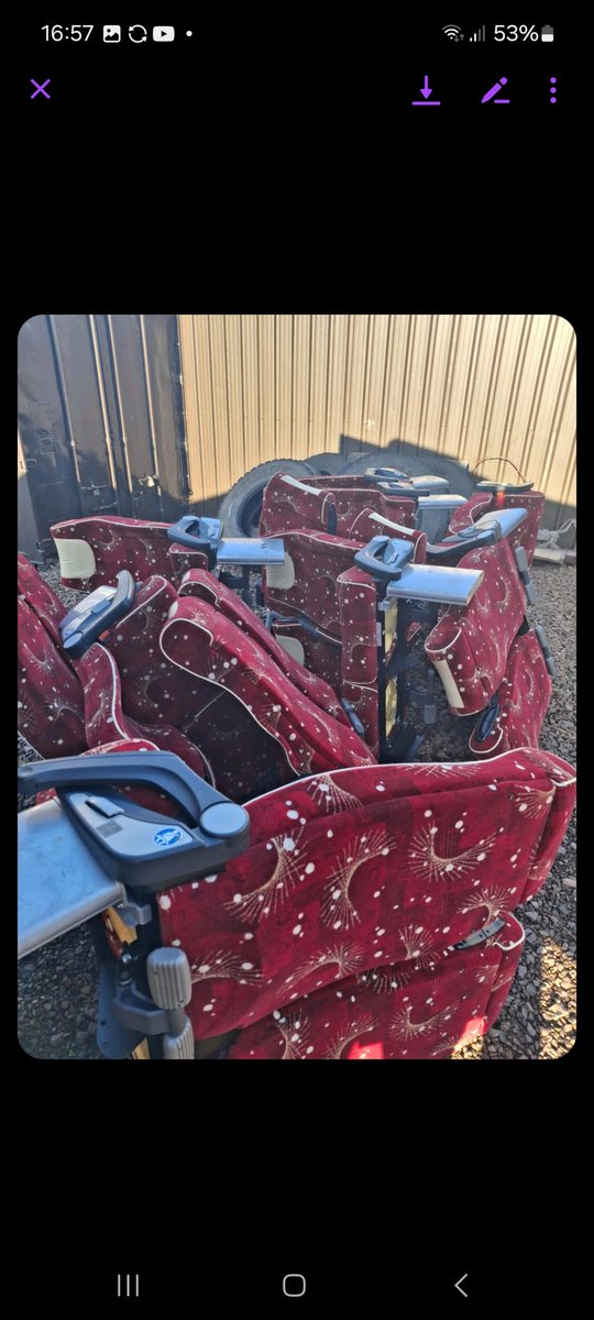 JjrTabletmaker's tweet photo. Well today was all about seats https://t.co/g35qKegFSO