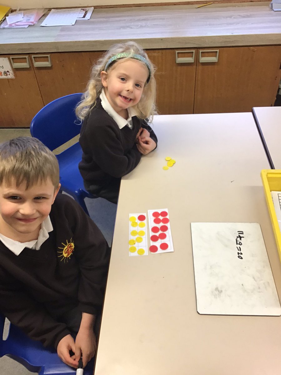 We have been making number bonds to 20.