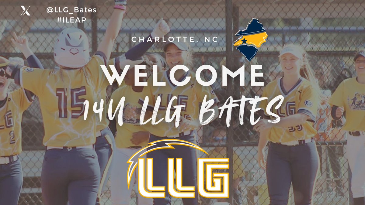 Org_LLG's tweet photo. 📣Please join us in welcoming this first year 14U squad out of Charlotte to the 💙💛 fam!  @LLG_Bates 
#ILEAP 
#AisForAlliance 
#LightItUp 
#getstruck⚡️
#25YearsofEXCELlence https://t.co/UaHTZ4Zzec