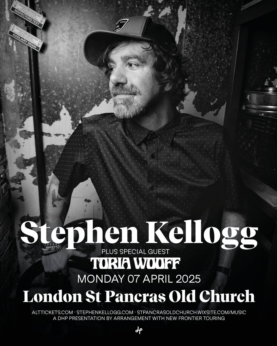 Stephen Kellogg (@stephen_kellogg) on Twitter photo Excited to announce that <a href="/toriawooff/">Toria Wooff</a> is opening the show at <a href="/SPOCMusic/">St Pancras Old Church Music</a> on April 7, it’s gonna be a great show! Get your tickets + VIP at stephenkellogg.com/tour Excited to announce that <a href="/toriawooff/">Toria Wooff</a> is opening the show at <a href="/SPOCMusic/">St Pancras Old Church Music</a> on April 7, it’s gonna be a great show! Get your tickets + VIP at stephenkellogg.com/tour