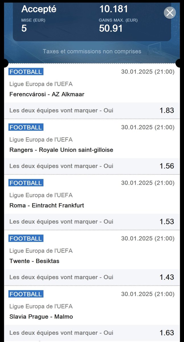 MrKokane31's tweet photo. #BttsTime 🇪🇺 👉🏻 côte 10
Petite mise pour 😅
#Teamkokane #TeamParieur https://t.co/Ke3JczwjYa