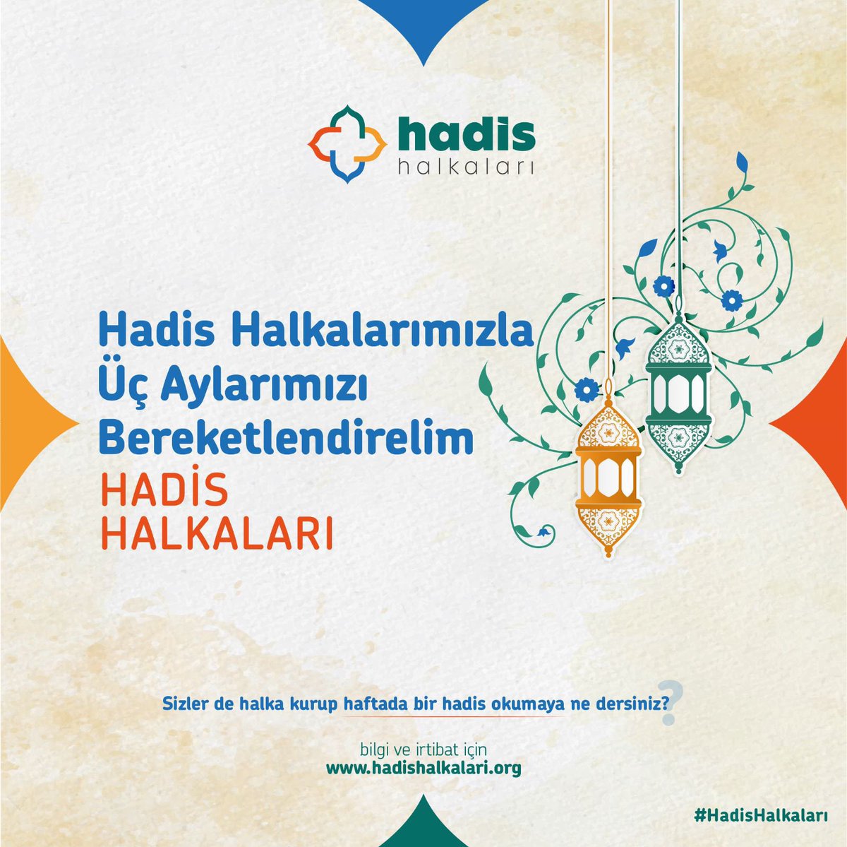 Efendimizin hadisi şerifleri ile üç aylarımızı bereketlendirmek için hadis halkaları kuruyoruz.
#HadisHalkaları