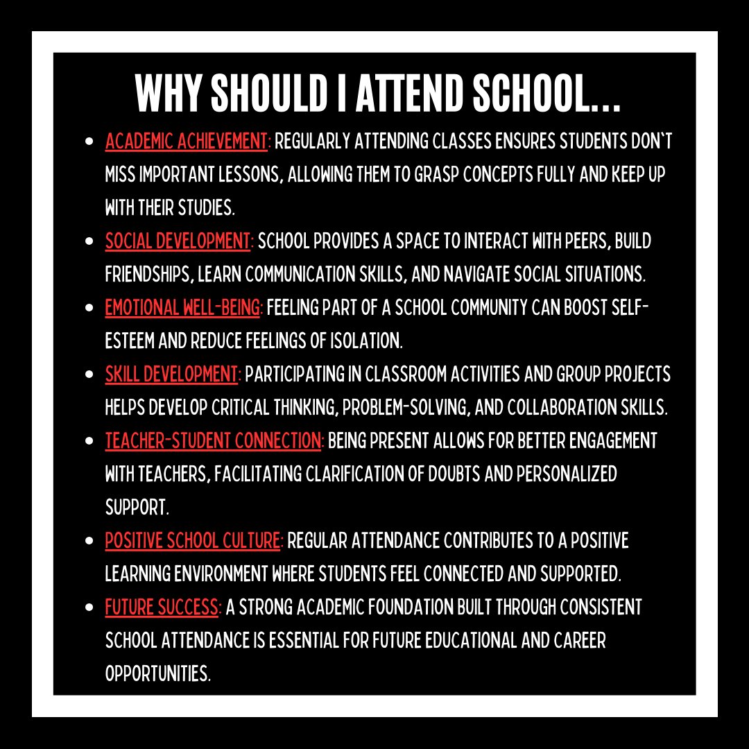 #2025season #attendancematters <a href="/GoRedRovers/">Easton Athletics</a> <a href="/EastonAreaSD/">Easton Area SD</a> <a href="/eahsprincipal/">Mr. Geiger</a>