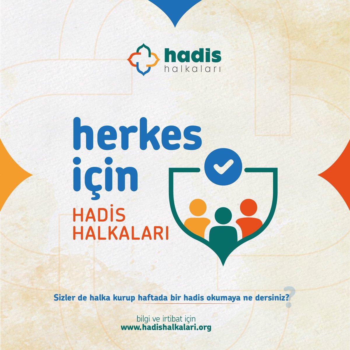 3 aylarda her yerde Rasulullah'ın hadislerin konuşuyoruz.
#HadisHalkaları