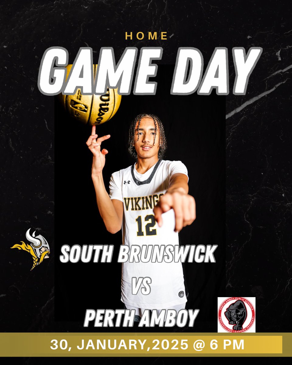Game Day‼️

The Vikings are on their home court tonight, taking on Perth Amboy in their final division matchup of the season! Come out and support the boys! 

#govikings #sbvikingsbball