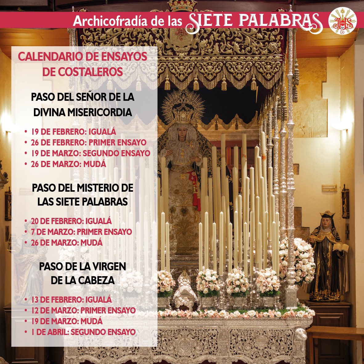 Archicofradía de las Siete Palabras tweet media