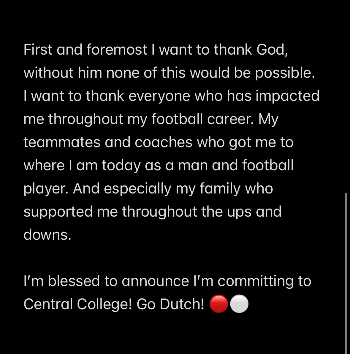 Go Dutch! 🔴⚪️
⁦<a href="/PellaDutchFB/">Pella Dutch Football</a>⁩ ⁦@CUI_Football⁩ ⁦<a href="/IAfootball_/">IAfootball</a>⁩
