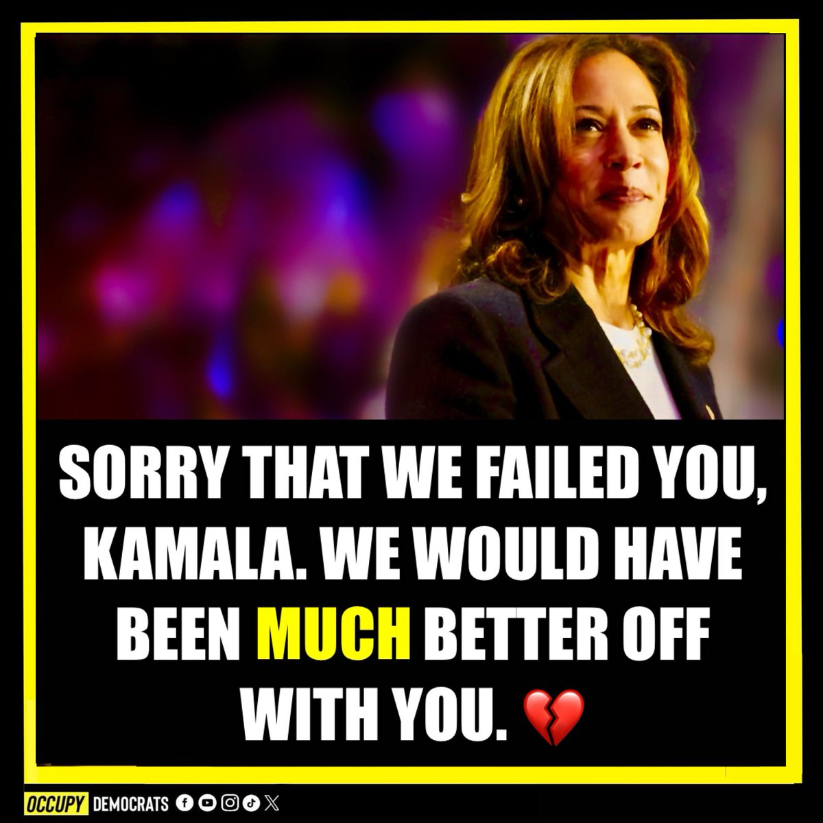 Unlike Trump, Kamala would’ve handled the Potomac River plane crash like a true leader. Hit the ❤️ and RETWEET if you agree! Follow us @occupydemocrats <a href="/Poptivism_/">Poptivism_</a> ‼️ #kamala #KamalaHarris #planecrash #Washington #WashingtonPlaneCrash #usarmy #Blackhawk #Trump #DonaldTrump #maga
