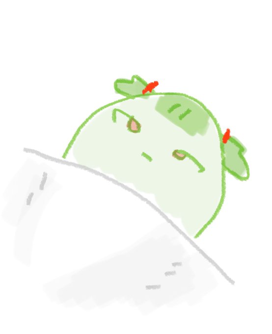 寝れなくてこうなってる 