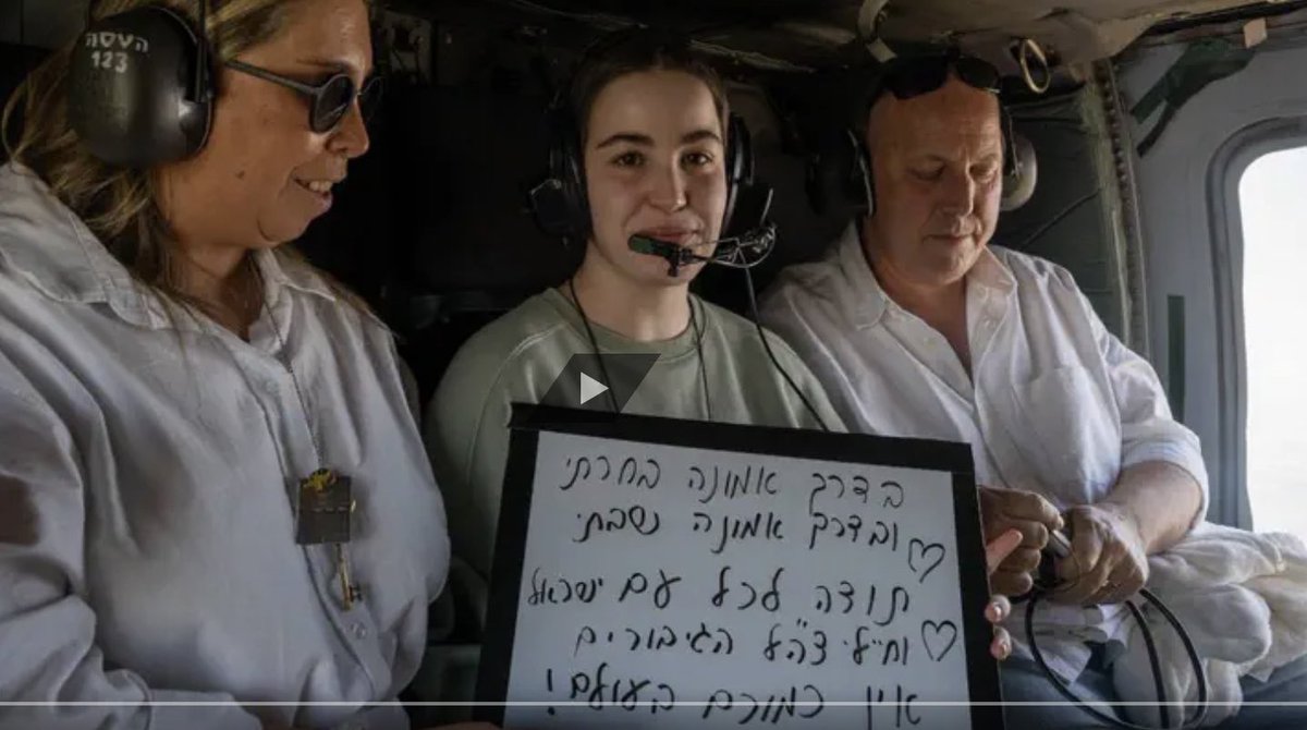 AriBermanYU's tweet photo. בדרך אמונה בחרתי ובדרך אמונה שבתי.”
“I chose the path of faith, and with faith, I have returned.”
Agam’s words reflect the power of faith, the strength of our people, and the heroism of our soldiers. May this moment of joy be followed by the safe return of all the hostages. 🇮🇱🎗️ https://t.co/ARIc0WJJxR