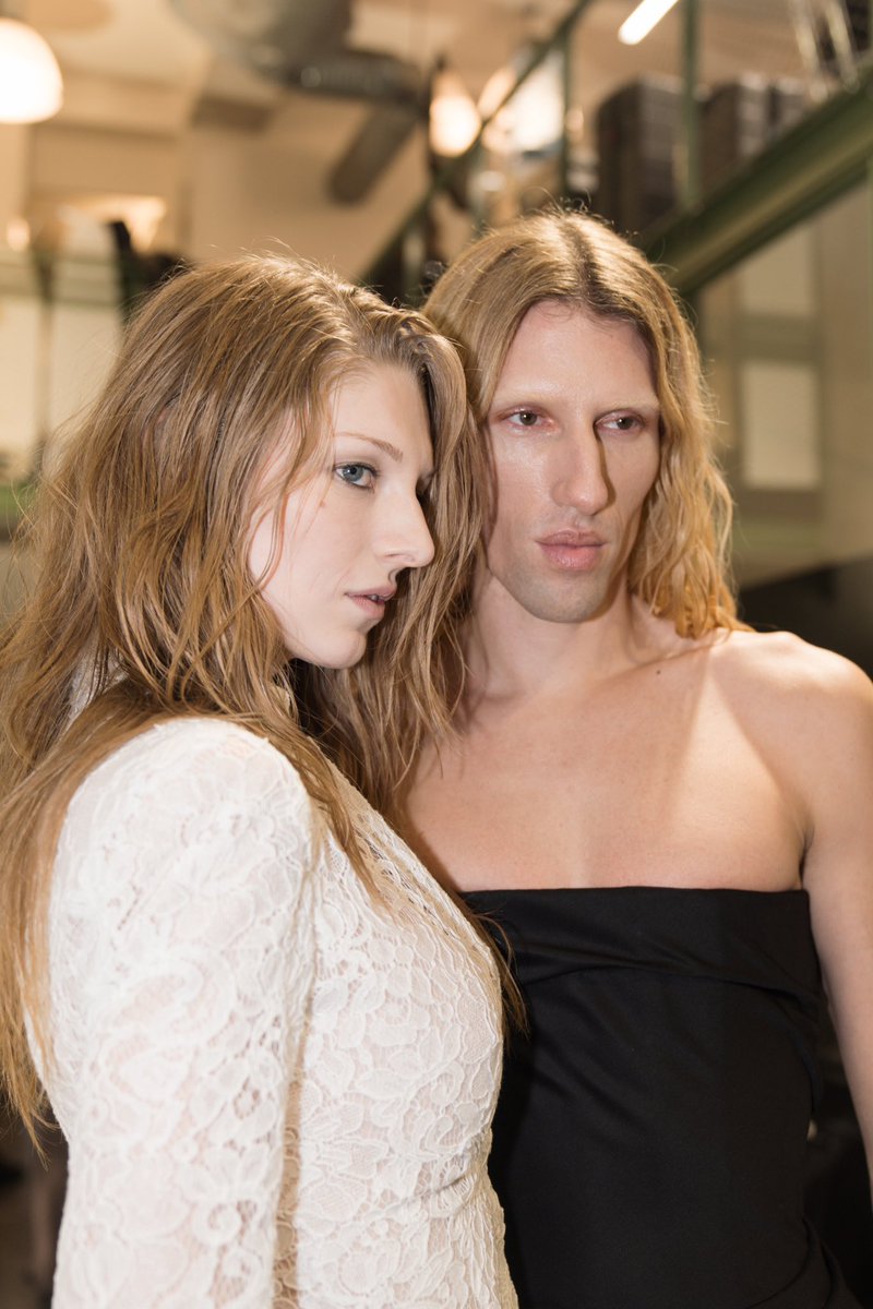 📸 Hunter &amp; Ludovic backstage at JPG Couture lensed by me