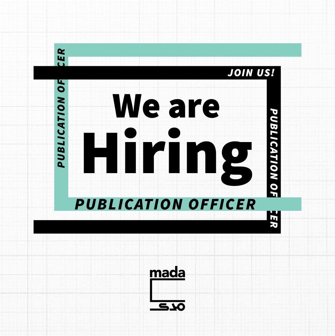 Mada Masr is looking to hire content publication officers. The application deadline is February 15, but we will review applications as soon as we receive them.

Details in the link: bit.ly/3PTf16e