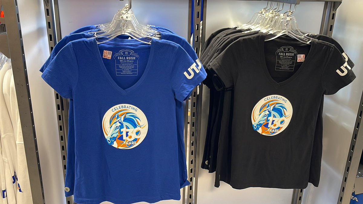 Kicking off the 130-Yr Celebration with special limited time merchandise only available at the UTA Bookstore.  Get yours today in-store or online. #GoMavs