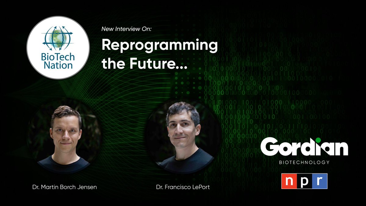 If you don’t already subscribe to the BioTech Nation podcast with Dr. Moira Gunn, you will now!

The latest episode dropped today, featuring co-founders <a href="/leportfr/">Francisco LePort</a> and <a href="/MartinBJensen/">Martin Borch Jensen</a> discussing how Gordian’s high-throughput in vivo screening platform will transform drug discovery