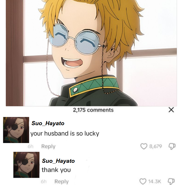 mmiimiiu's tweet photo. This is something only Suo would do https://t.co/HKncW7V8I9