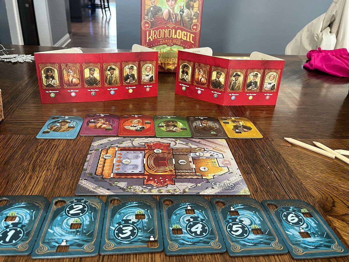 Board Game Quest (@boardgamequest) on Twitter photo A great deduction game with good replay value, that’s easy to play and feels like a different game each time. <a href="/chrisbiewer/">Christopher Biewer</a> reviews Kronologic: Paris 1920 boardgamequest.com/kronologic-par… #boardgames A great deduction game with good replay value, that’s easy to play and feels like a different game each time. <a href="/chrisbiewer/">Christopher Biewer</a> reviews Kronologic: Paris 1920 boardgamequest.com/kronologic-par… #boardgames