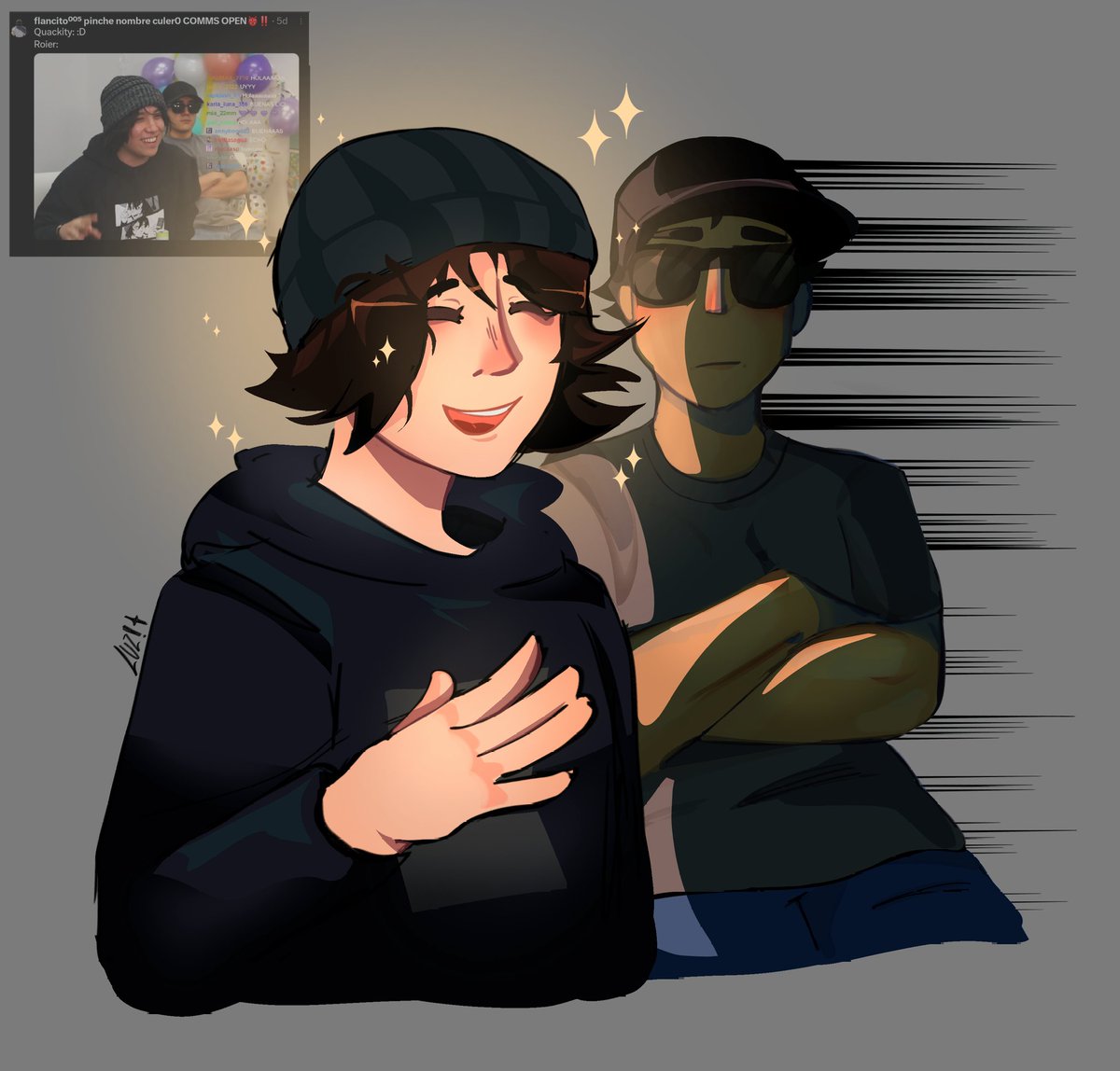 Srtaluz01's tweet photo. 😁 / 😐

#quackityfanart #roierfanart https://t.co/6feGcOtAbj