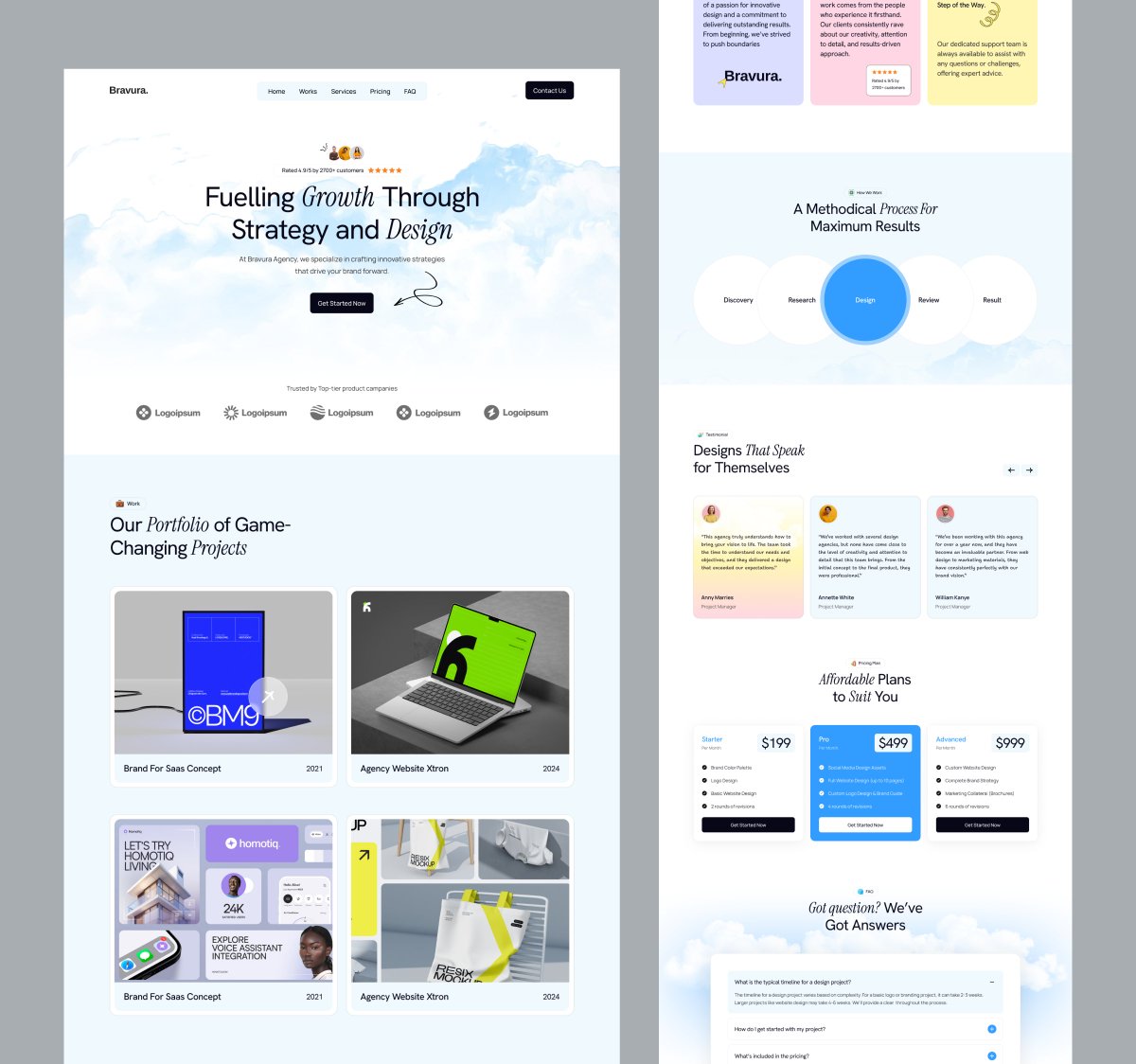 Agency Landing Page Design
How is it?