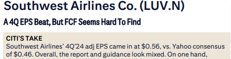 trdrmike's tweet photo. Question for the Citi analysts, is the cost cutting for real where you have to use Yahoo Finance for earnings estimates? https://t.co/zxDvraJoHD