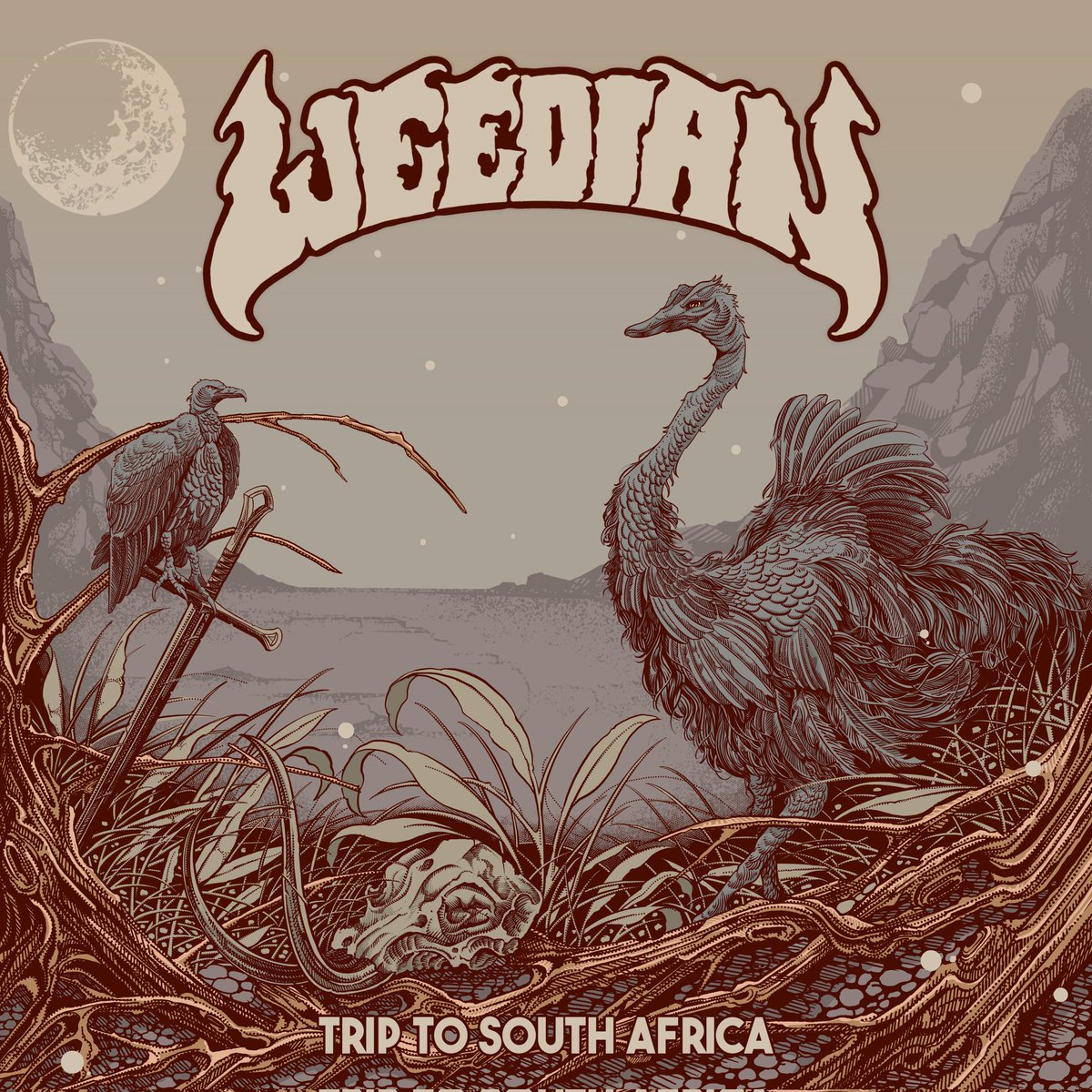 Very happy to announce the release of Trip to South Africa, the first African compilation that includes the best of RSA underground scene. Have a great day. Enjoy the music!!!
weedian420.bandcamp.com/album/trip-to-…

Art by setyarezafajar