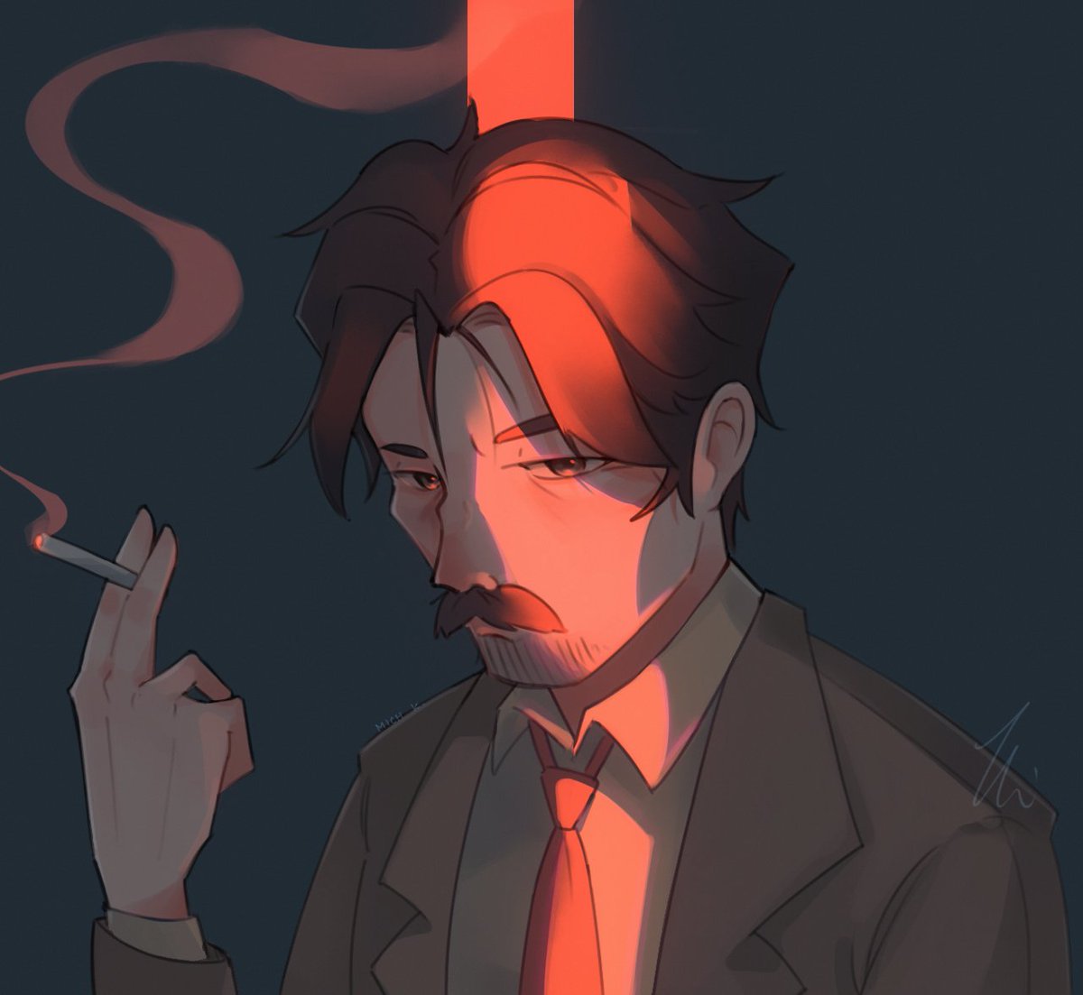 I've posted this on my IG but might as well post it here too. Finished drawing <a href="/iampaintbucket/">Wynn 維闇 📂</a> 's OC Portrait as the art giveaway prize :D
.
Thank you for participating in the Christmas Giveaway!
.
#digitalart #OC #OCfanart #artmoots