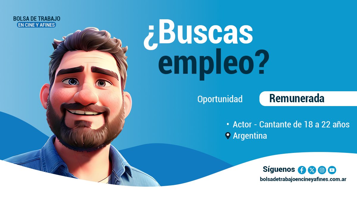Oportunidad para Actores y Cantantes en Película Independiente. Antes de enviar CV, siempre es importante conocer los requisitos. bolsadetrabajoencineyafines.com.ar/2025/01/castin…