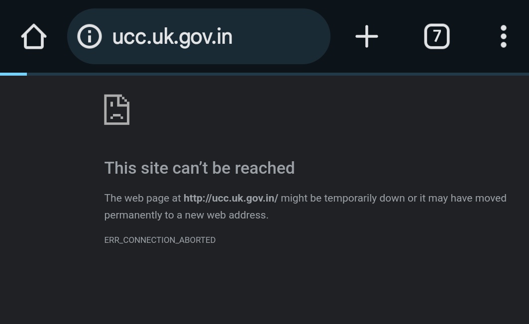 surajphata's tweet photo. 2 दिन से नही खुल रहा। we are trying before two day but not open..#ucc.uk.gov.in
#pusharsinghdhami #marriage #pmo2025 # https://t.co/nb2AE8A1Ti